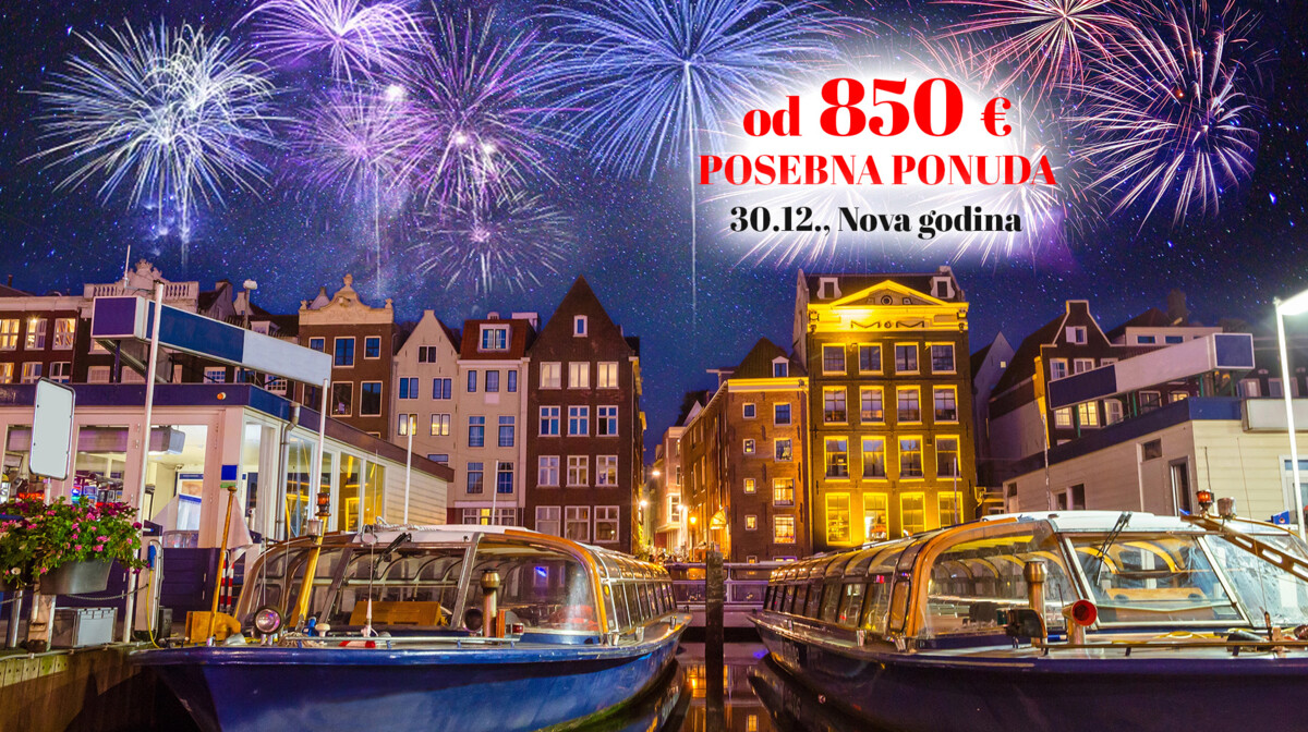 NOVA GODINA U AMSTERDAMU PREMIUM - 4 dana zrakoplovom (M)